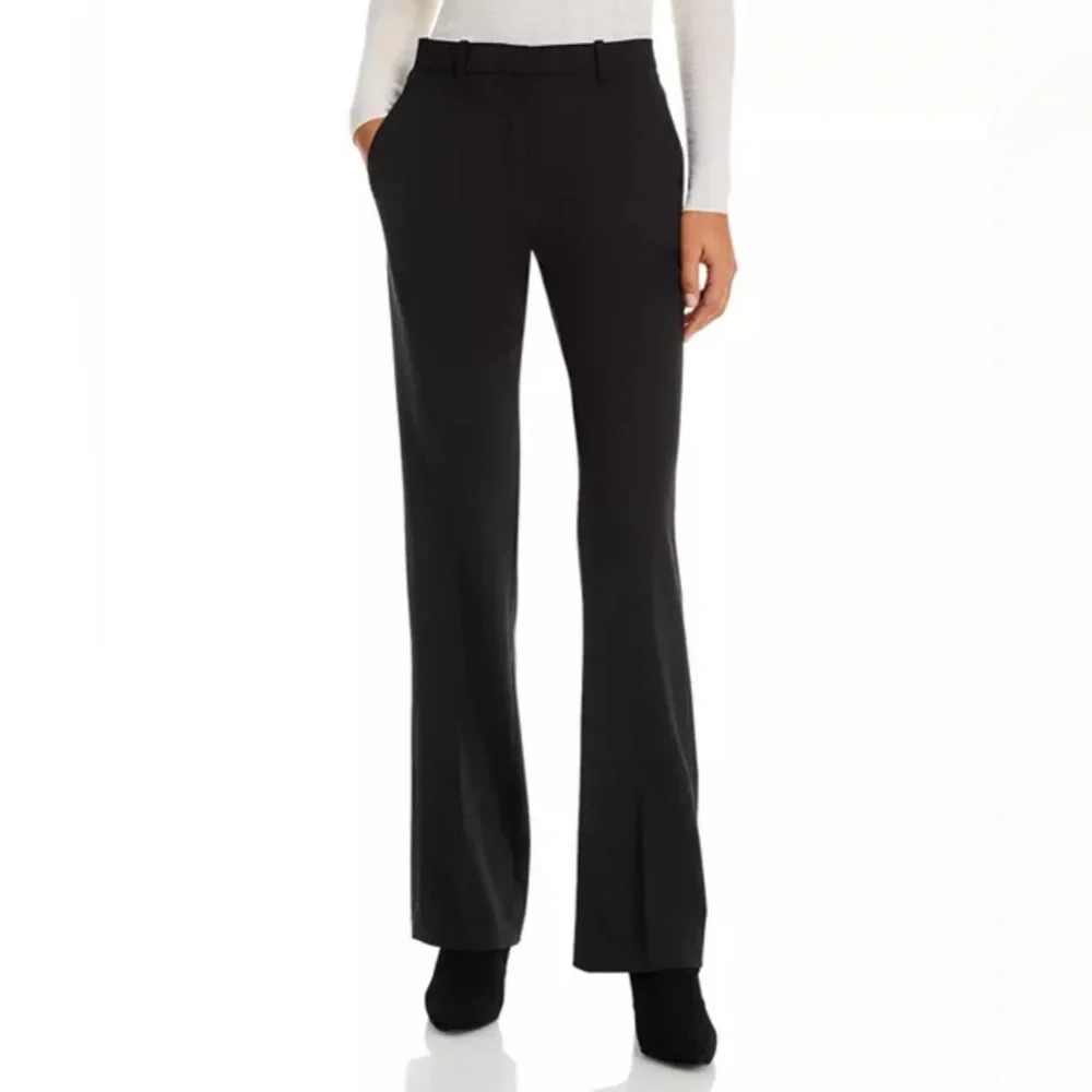 Theory Black Flare Women's Pants - Picture 1 of 7